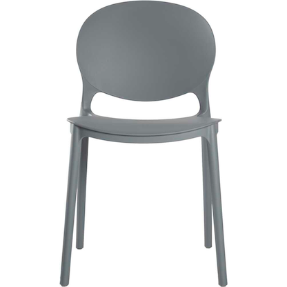 Artikelbild für LÜLLMANN Besucherstuhl 230802 blaugrau Kunststoff, 1 St., Artikelnummer 791029