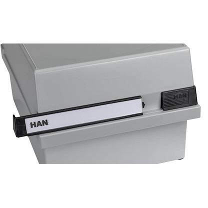 Artikelbild 4 für HAN Karteikasten DIN A5 für 1.300 Karteikarten grau mit Deckel, Artikelnummer 184200