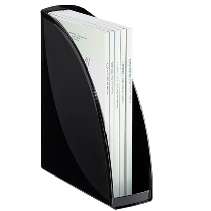 Artikelbild 2 für ELBA Stehsammler wave 400091711 schwarz Kunststoff, DIN A4, 4 St., Artikelnummer 387098