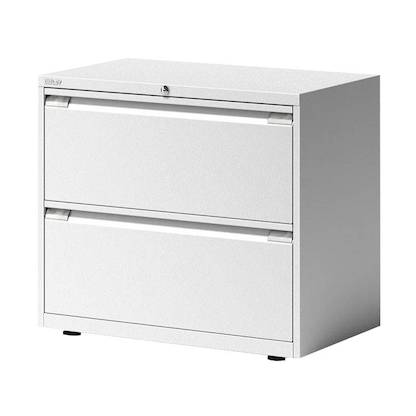 Artikelbild 4 für BISLEY Essentials Hängeregistraturschrank verkehrsweiß 2 Schubladen 80,0 x 47,0 x 69,3 cm, 1 St., Artikelnummer 452704