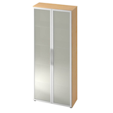 Artikelbild 1 für HAMMERBACHER 4200 Vitrine ahorn 4 Fachböden, Artikelnummer 867453