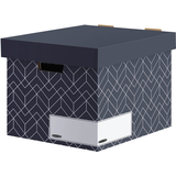 Artikelbild 1 für Bankers Box Archivboxen Bankers Box mitternachtsblau/weiß 34,0 x 39,0 x 29,1 cm, 5 St., Artikelnummer 366631