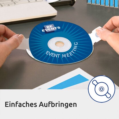 Artikelbild 5 für AVERY Zweckform CD-Etiketten L7760-25 weiß, 50 Etiketten , Artikelnummer 506634