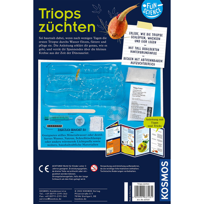 Artikelbild 5 für KOSMOS Experimentierkasten Fun Science Triops züchten mehrfarbig, Artikelnummer 820734