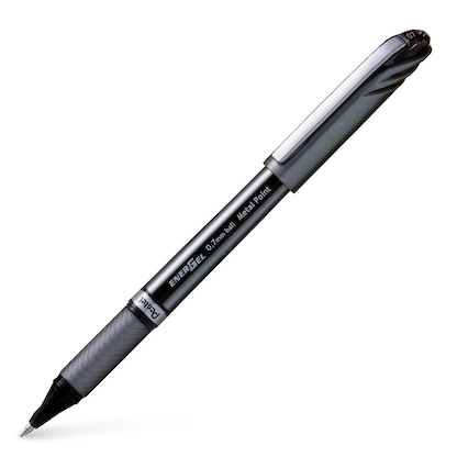 Artikelbild für Pentel ENERGEL BL27 Gelschreiber schwarz/silber 0,35 mm, Schreibfarbe: schwarz, 1 St., Artikelnummer 465559