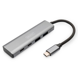 Artikelbild 1 für DIGITUS USB-Hub DA-70245 4-fach grau, Artikelnummer 382737