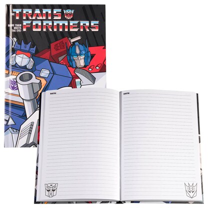 Artikelbild für BlueSky Notizbuch Transformers DIN A5 liniert, mehrfarbig Hardcover 120 Seiten, 1 St., Artikelnummer 416749