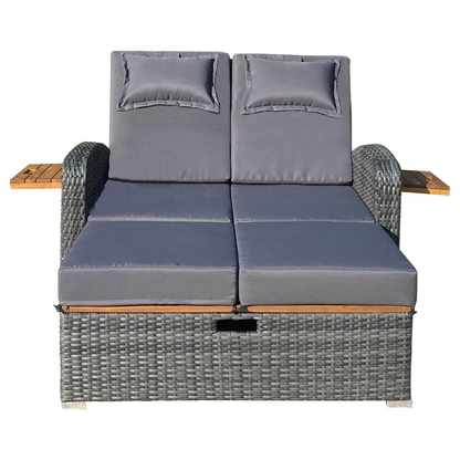 Artikelbild 2 für Garden Pleasure Sonnenliege BARI anthrazit Stahl, Artikelnummer 543993