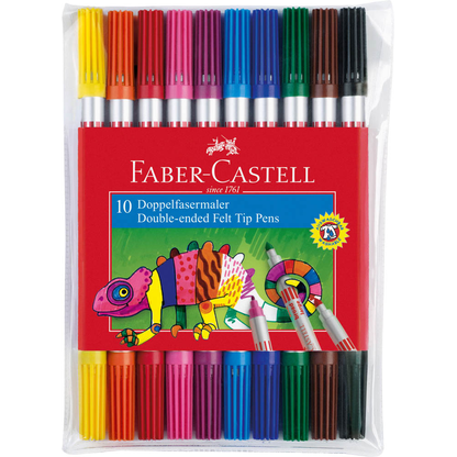 Artikelbild für FABER-CASTELL Filzstifte farbsortiert, 10 St., Artikelnummer 331538
