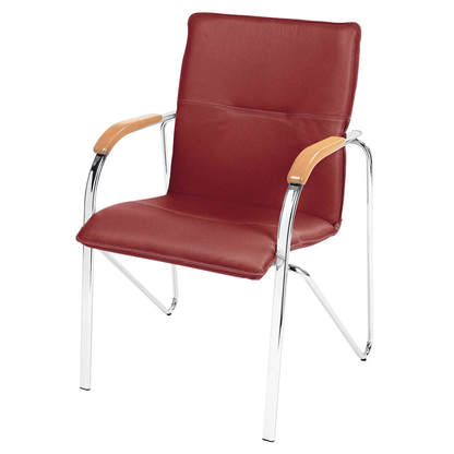 Artikelbild 2 für Nowy Styl Besucherstühle Samba bordeaux Kunstleder, 2 St., Artikelnummer 953091