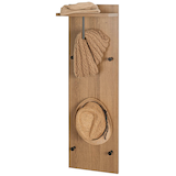Artikelbild 1 für HAKU Möbel Wandgarderobe 37148 eiche Holz 5 Haken 30,0 x 100,0 cm, Artikelnummer 965612