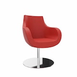 Artikelbild 1 für fm Besuchersessel Pirum rot chrom Stoff 71,0 x 71,0 x 93,0 cm, 1 St., Artikelnummer 447999