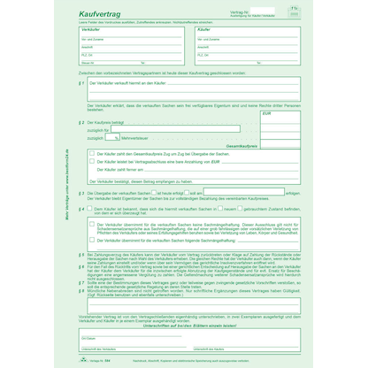 Artikelbild 2 für RNK-Verlag 584/10 Universal-Kaufverträge, 10 St., Artikelnummer 622276
