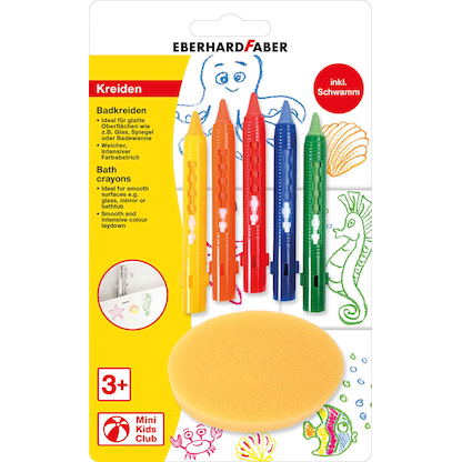 Artikelbild für EBERHARD FABER Bad-Buntstifte farbsortiert, 5 St., Artikelnummer 419311