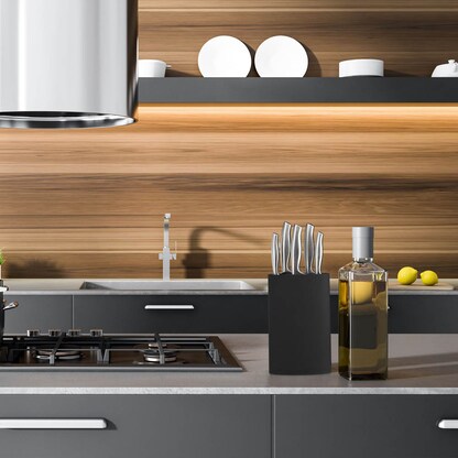 Artikelbild 5 für relaxdays Messerblock silber, 1 St., Artikelnummer 473233