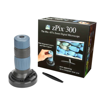 Artikelbild 5 für CARSON® digitales Mikroskop USB zPix 300 blau 86x - 457x, Artikelnummer 619517