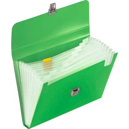 Artikelbild für BRUNNEN Fächermappe FACT!pp 10 Fächer grün, 1 St., Artikelnummer 925697