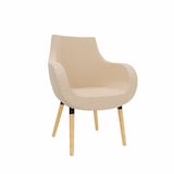 Artikelbild 1 für fm Besuchersessel Pirum sand buche, gebeizt Stoff 71,0 x 72,0 x 87,0 cm, 1 St., Artikelnummer 448609