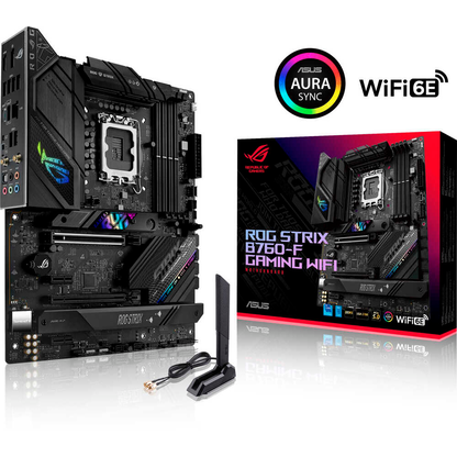 Artikelbild 5 für ASUS ROG Strix B760-F Gaming WIFI Mainboard, LGA 1700, ATX, B760, 192 GB, Artikelnummer 685624