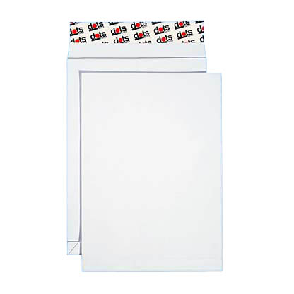 Artikelbild für dots Faltentaschen DIN C4 ohne Fenster weiß mit 2,0 cm Falte, 50 St., Artikelnummer 118414