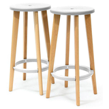 Artikelbild 1 für meet powered by PAPERFLOW Barhocker Woody THWOOD.23.13 weiß, 2 St., Artikelnummer 546871