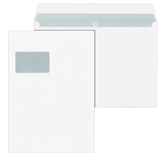 Artikelbild 1 für MAILmedia Briefumschläge DIN C4 mit Fenster weiß haftklebend 500 St., Artikelnummer 251619