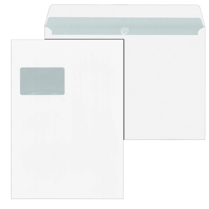Artikelbild für MAILmedia Briefumschläge DIN C4 mit Fenster weiß haftklebend 500 St., Artikelnummer 251619
