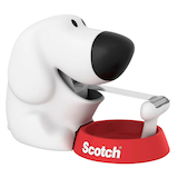 Artikelbild 1 für Scotch Tischabroller Dog weiß, Artikelnummer 215061