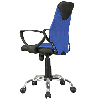 Artikelbild 3 für AMSTYLE Kinderdrehstuhl, SPM1.357 Stoff blau, Gestell silber, Artikelnummer 905663