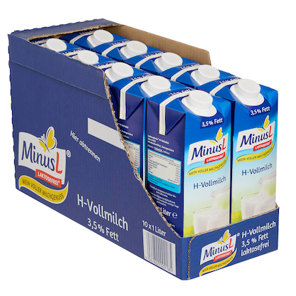 Artikelbild 6 für MinusL® H-Vollmilch laktosefreie Milch 3,5 % 10x 1,0 l, Artikelnummer 618383