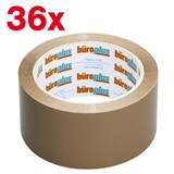 Artikelbild 1 für büroplus Packband braun 50,0 mm x 66,0 m 36 Rollen, Artikelnummer 364919