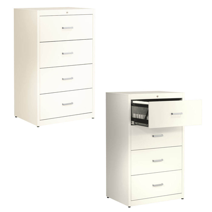 Artikelbild für mauser client entry Hängeregistraturschrank reinweiß 4 Schubladen 80,0 x 60,0 x 135,0 cm, 1 St., Artikelnummer 259376