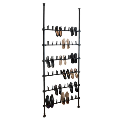 Artikelbild für WENKO Teleskop-Schuhregal Herkules Shoes schwarz 94,0 x 9,0 x 165,0 - 300,0 cm, 1 St., Artikelnummer 531341