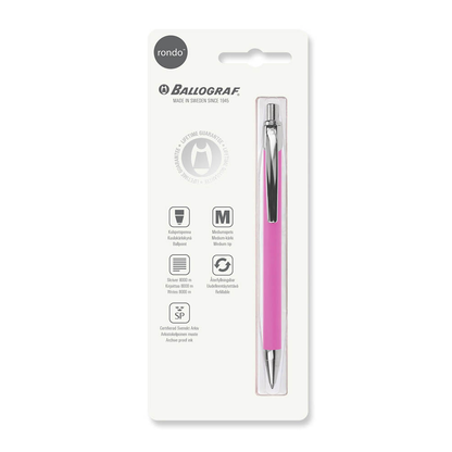 Artikelbild 2 für BALLOGRAF® Kugelschreiber Rondo Soft pink, Schreibfarbe: blau, 1 St., Artikelnummer 164568