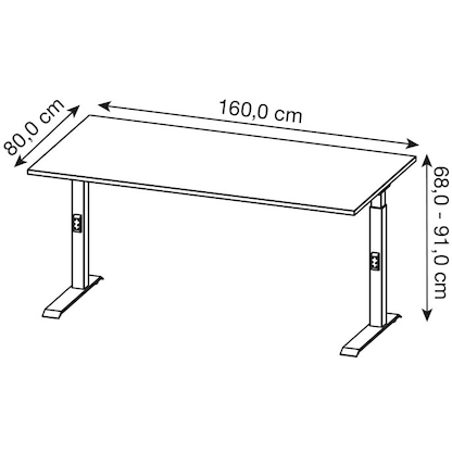 Artikelbild 3 für GERMANIA Agenda Office Büromöbel-Set lichtgrau, Artikelnummer 401426