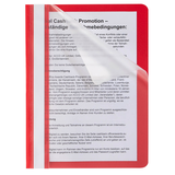 Artikelbild 1 für Schnellhefter Kunststoff rot DIN A5, 1 St., Artikelnummer 252936