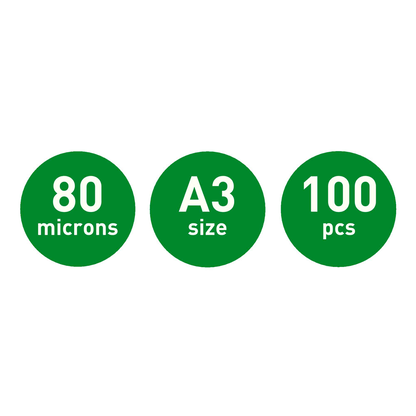 Artikelbild 13 für LEITZ UDT Laminierfolien glänzend für A3 80 micron, 100 St., Artikelnummer 570572