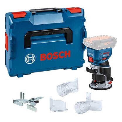 Artikelbild für AKTION: BOSCH Professional GKF 18V-8 Akku-Kantenfräse-Set 18,0 V, ohne Akku mit Prämie nach Registrierung, Artikelnummer 486915
