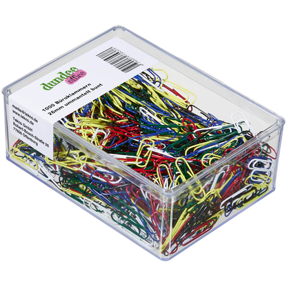 Artikelbild 4 für dundee Büroklammern farbsortiert kunststoffüberzogen, 1.000 St., Artikelnummer 422301