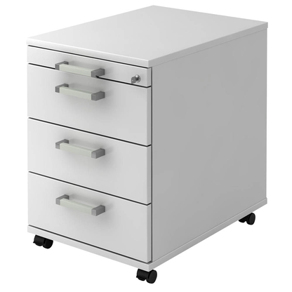 Artikelbild für HAMMERBACHER Solid AC30 Rollcontainer weiß 4 Auszüge 42,8 x 58,0 x 59,0 cm, Artikelnummer 399384