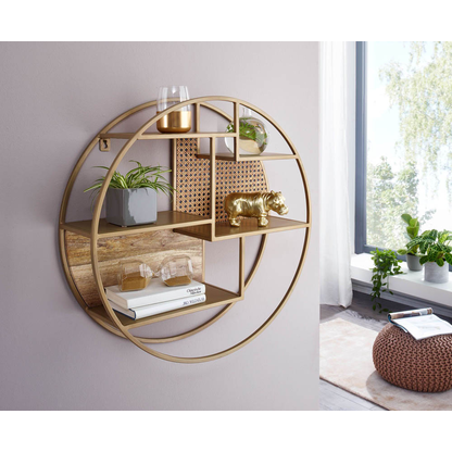 Artikelbild 3 für WOHNLING Wandregal braun 62,0 x 62,0 x 17,0 cm, 1 St., Artikelnummer 910424