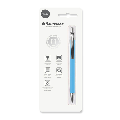 Artikelbild 2 für BALLOGRAF® Kugelschreiber Rondo Soft türkis, Schreibfarbe: blau, 1 St., Artikelnummer 164859