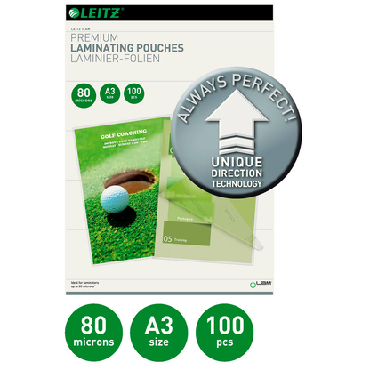 Artikelbild 6 für LEITZ UDT Laminierfolien glänzend für A3 80 micron, 100 St., Artikelnummer 570572