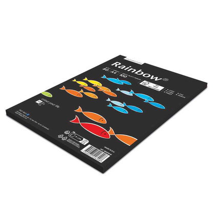 Artikelbild für Rainbow Kopierpapier schwarz DIN A4 80 g/qm 100 Blatt, Artikelnummer 729359
