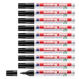 Artikelbild 1 für edding 3000 Permanentmarker schwarz 1,5 - 3,0 mm, 10 St., Artikelnummer 316547
