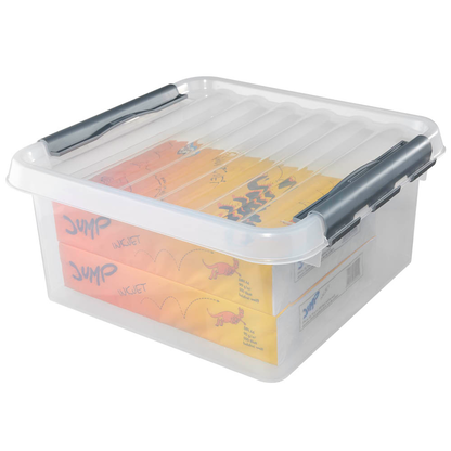 Artikelbild 2 für sunware Q-line Aufbewahrungsbox 18,0 l transparent 37,8 x 39,5 x 18,0 cm, 1 St., Artikelnummer 145654