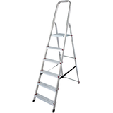 Artikelbild 1 für KRAUSE Stehleiter einseitig CORDA silber 6 Stufen, H: 195,0 cm, Artikelnummer 569842