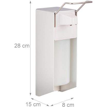 Artikelbild 2 für relaxdays Desinfektionsspender 10024242_0 silber Kunststoff 0,5 l, 1 St., Artikelnummer 300051