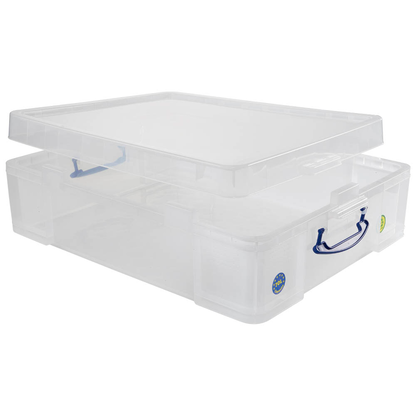 Artikelbild 4 für Really Useful Box Aufbewahrungsbox 70,0 l transparent 81,0 x 62,0 x 22,5 cm, 1 St., Artikelnummer 156323