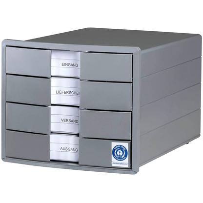 Artikelbild 3 für HAN Schubladenbox KARMA grau 10128-18D, DIN A4 mit 4 Schubladen, 1 St., Artikelnummer 661732